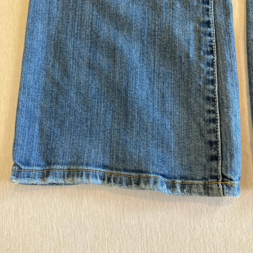 American Eagle Jeans Women 10 (32x28)‎ Favorite Boyfriend Flare Stretch Med Wash